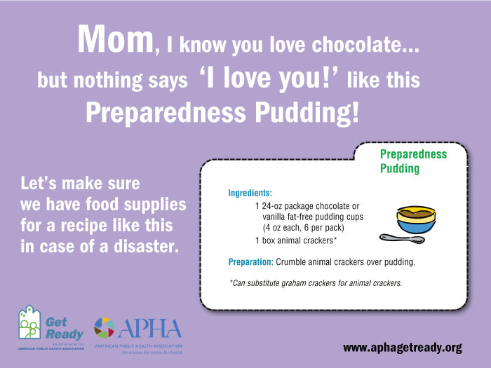 Preparedness Pudding recipe